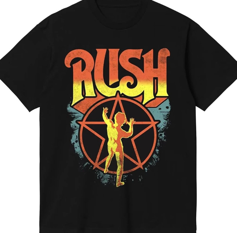 NEW Rush Band Logo T-Shirt black All sizes Tee S to 5XL