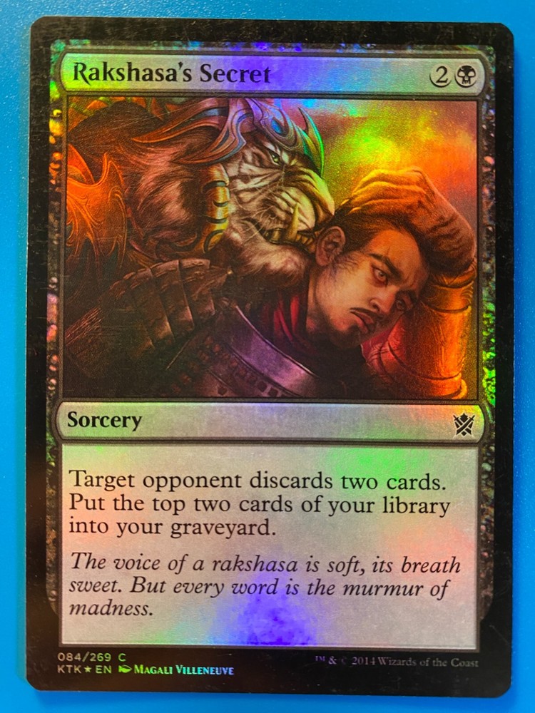 MTG 1x FOIL Rakshasa's Secret Khans of Tarkir Pauper Magic the Gathering x1 NM