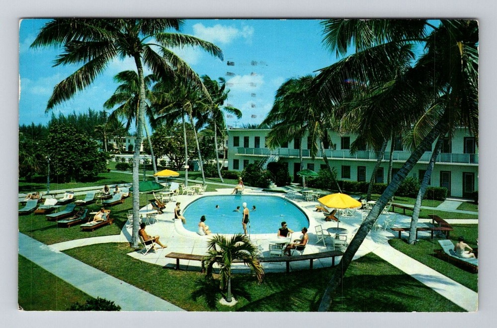 Ft Lauderdale FL-Florida, Oceanfront Cavalier, Advert c1960 Vintage Postcard