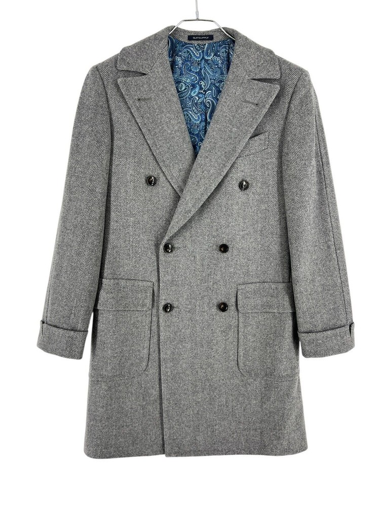 Suitsupply Merano Men's Wool Cashmere Coat Size 48 - UK/US:38S