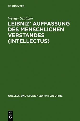 Werner Schüßler Leibniz' Auffassung Des Menschlichen Verstandes (Inte (Hardback)