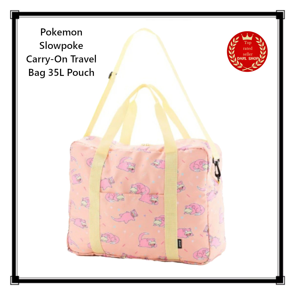 Pokemon Slowpoke Carry-On Travel Bag 35L Pouch Backpack Luggage Pocket Japan New