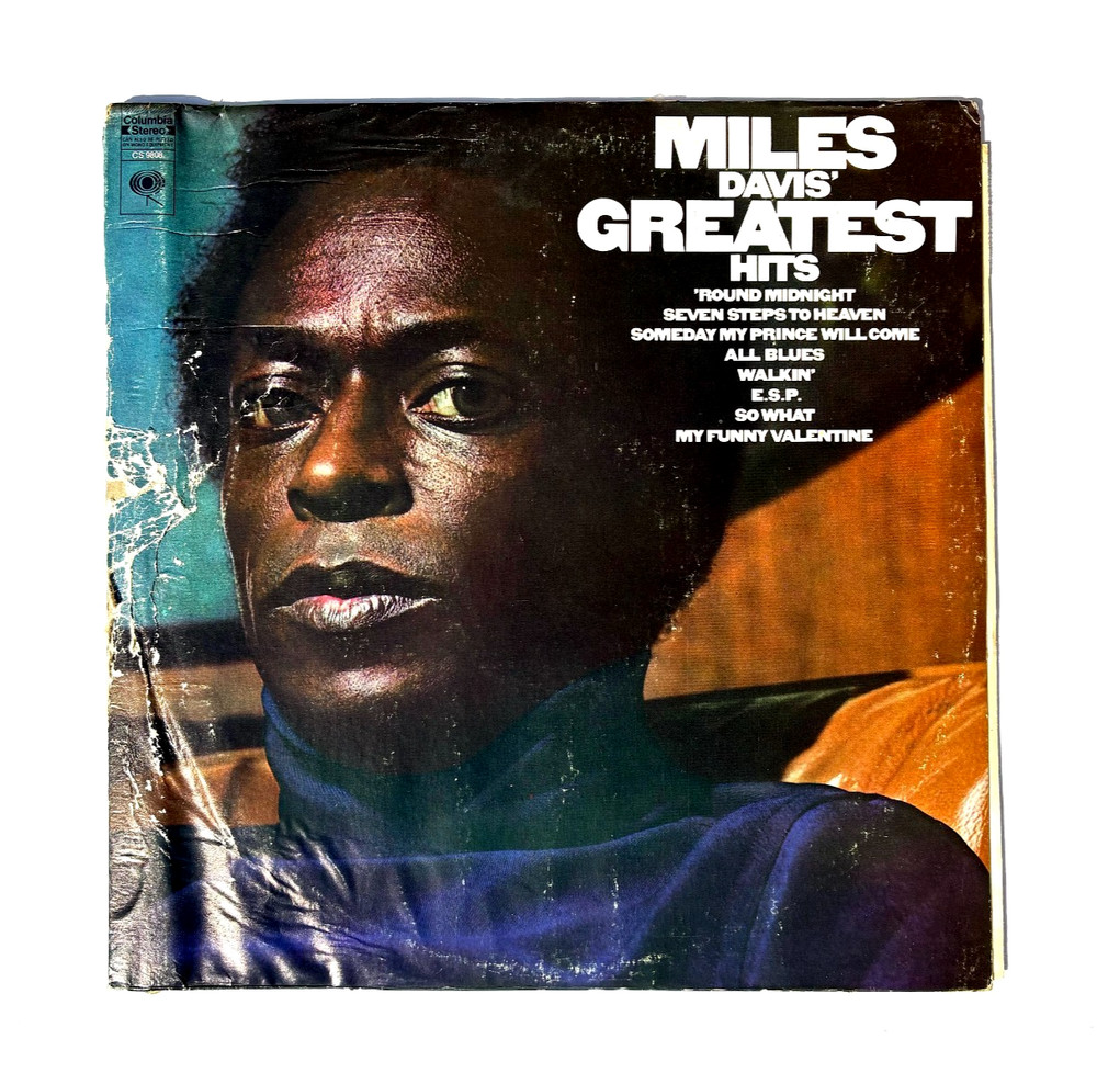 Miles Davis’ Greatest Hits ‘69 Columbia 2 Eye Stereo Vinyl LP 1st Press CS 9808