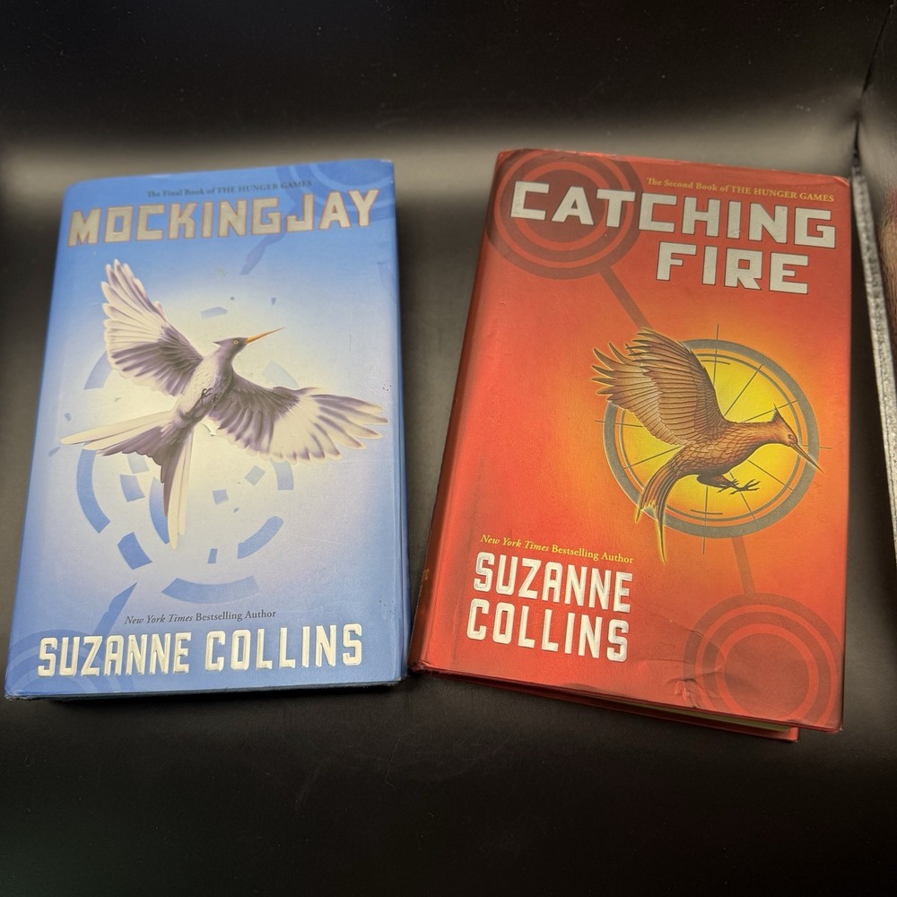 The Hunger Games book #2 & #3 First Editions Hardcover Catching Fire, Mockingjay