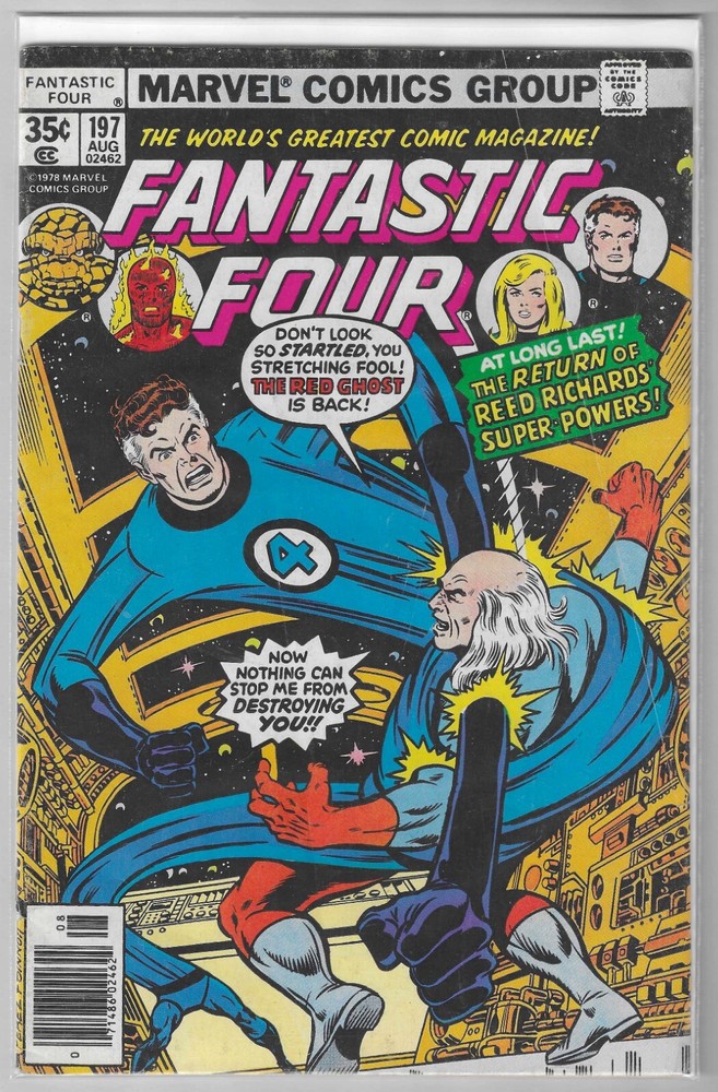 Fantastic Four #197 Marvel Comics 1978 Reader Copy