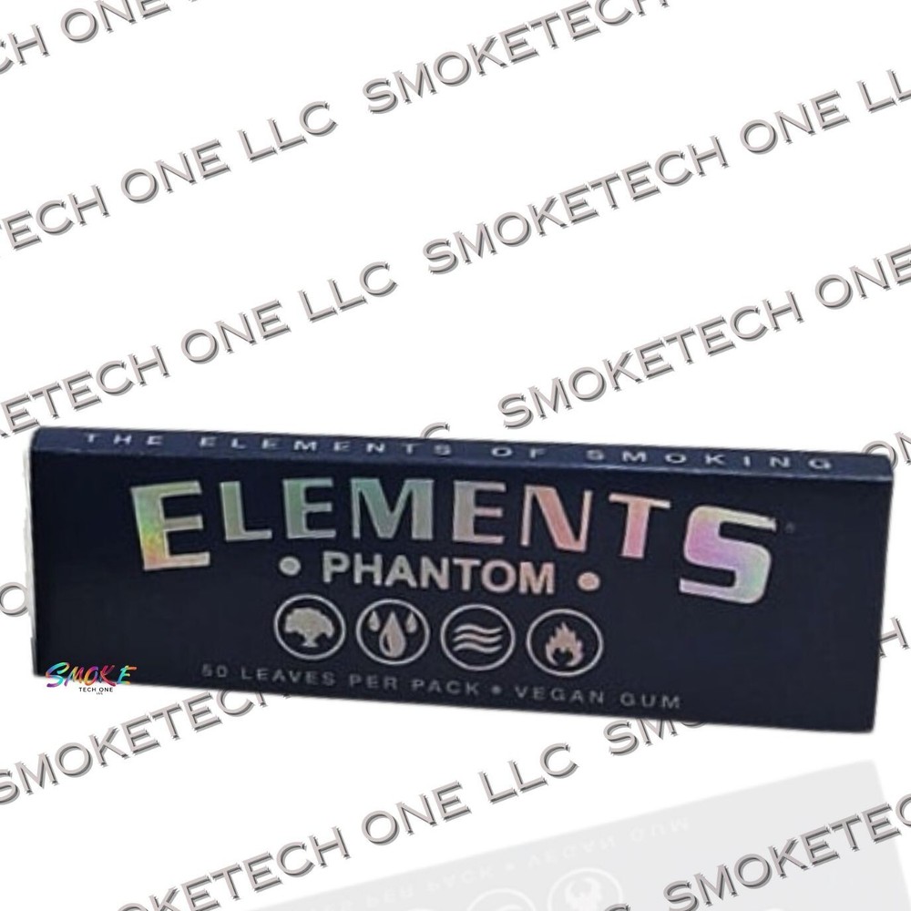 Elements Phantom 1 1/4 Rolling Papers for Smooth Smoking Experience