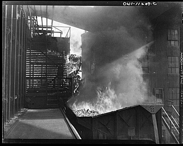 Photo:Detroit Michigan 1900s Hanna Furnaces Great Lakes Steel Coke Plant