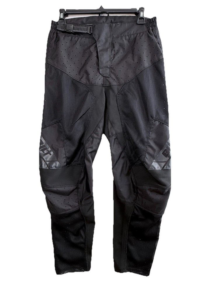 Bilt Lux Racing Motorcycle Pants Size 30 Black Motocross Racing Riding