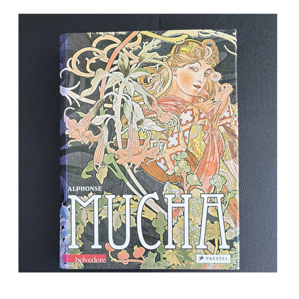 Alphonse Mucha Art Nouveau Illustrated Hardcover Prestel English Artists
