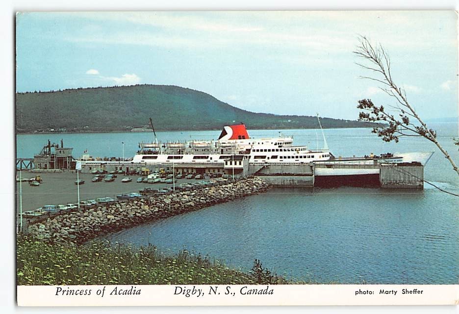 Postcard Princess of Acadia Digby Nova Scotia Canada