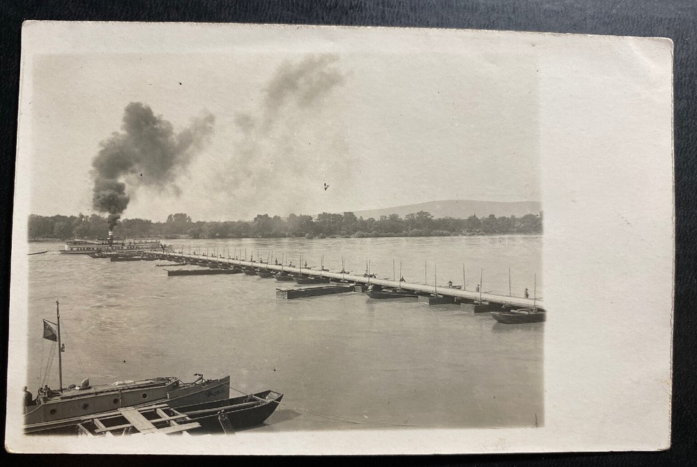 Mint Czechoslovakia Legion Real Picture Postcard RPPC Port View