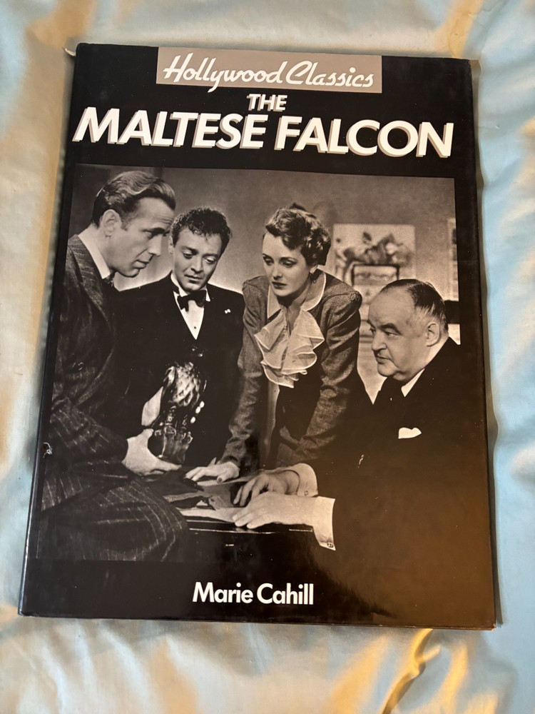 The Maltese Falcon - Movie Tie In with DJ 1991 VG+ Humphrey Bogart - Mar Astor