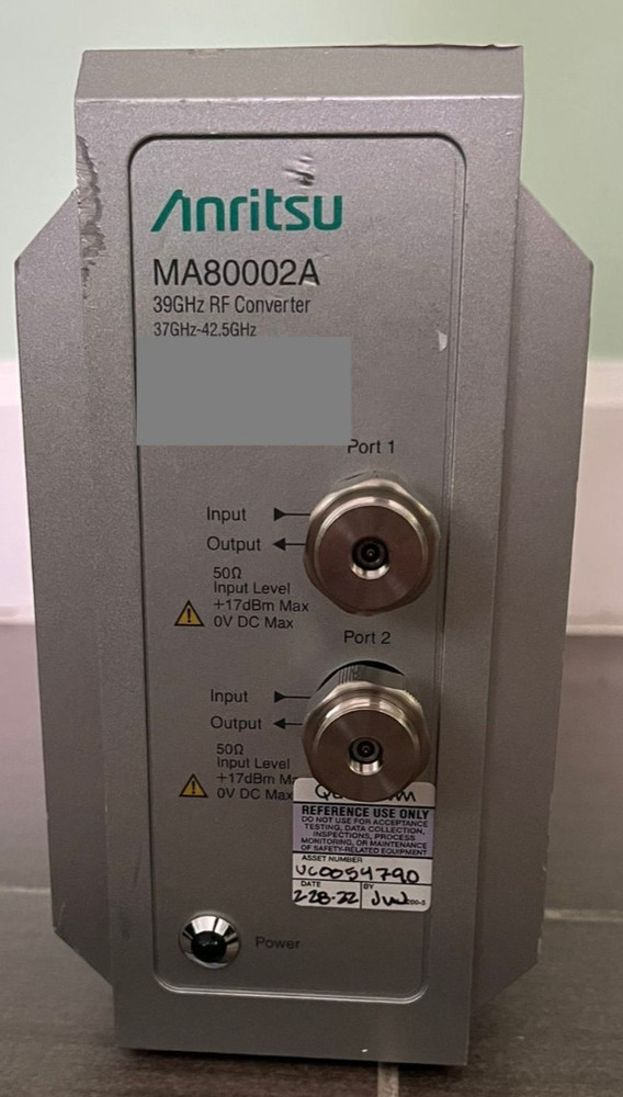 Anritsu MA80002A 39GHz RF Converter 37-42.5GHz for MT8000A Radio Test Station