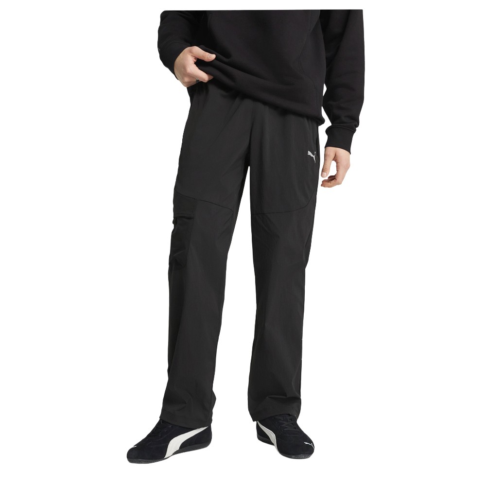 PUMA Pumatech Relaxed Cargo Pants Mens Black Casual Athletic Bottoms 62968301