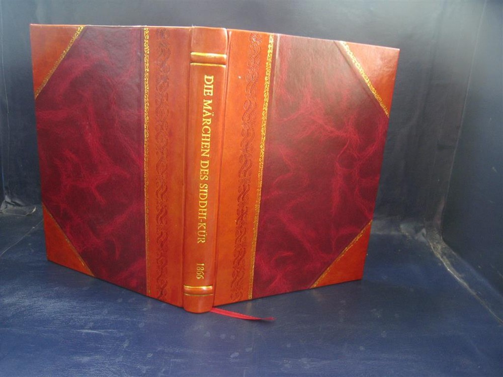 Siddhi-Kürr's Fairy Tales 1866 Leather Bound Edition Edited by B. Julg