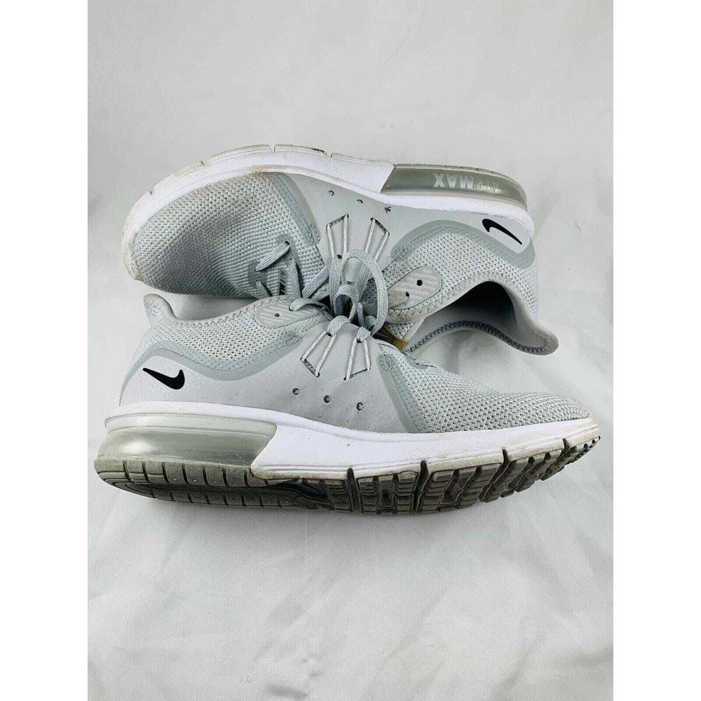 Nike Air Max Sequent 3 Mens Size 7.5 White Running Shoes