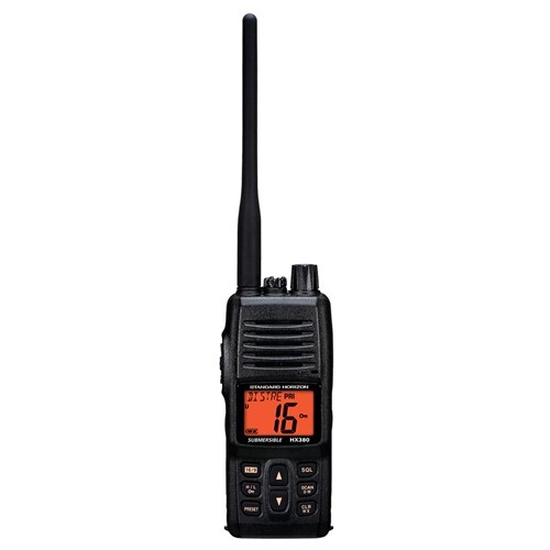 Standard Horizon Vhf-Hh, 5 Watt, W/Land Mobile Channels HX380