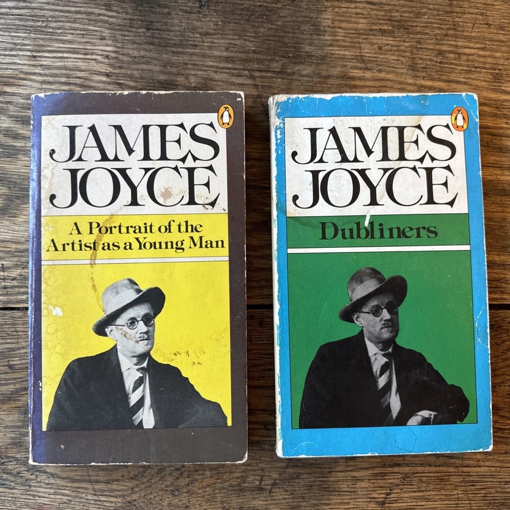 James Joyce (vintage penguin 2 book lot) Dubliners, A Portrait of the Artist