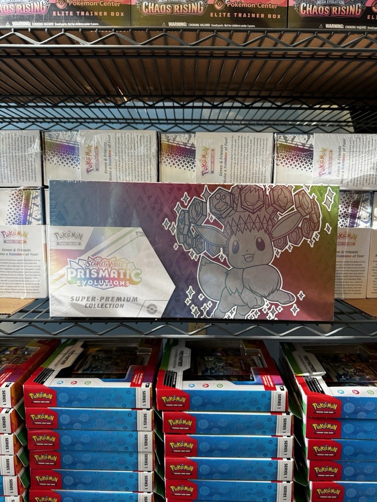 Pokemon Prismatic Evolutions Super Premium Collection - SEALED - B