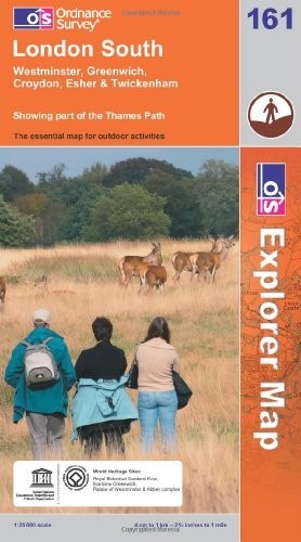 London South (Explorer Maps) (OS Explore... by Ordnance Survey Sheet map, foldedFREE US DELIVERY | ISBN: 0319237710 | Quality Books
