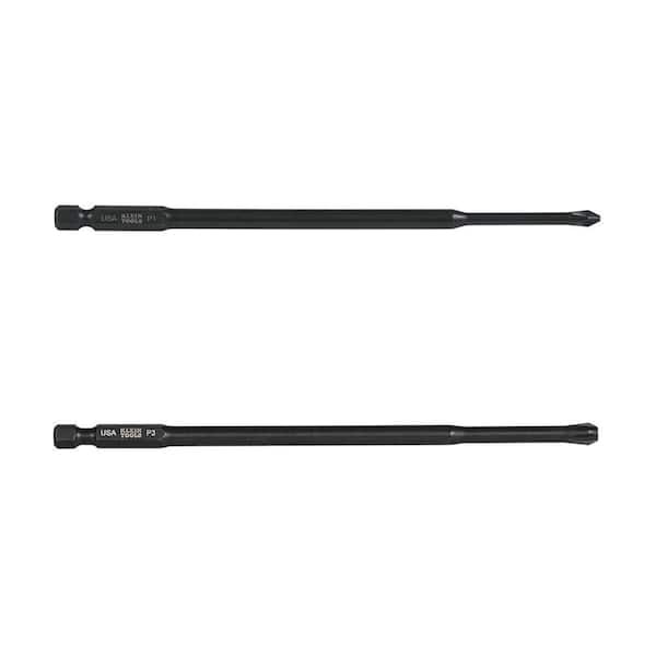 Klein Tools 6-Inch Power Driver Set 2-Pack with Durable Steel Shaft