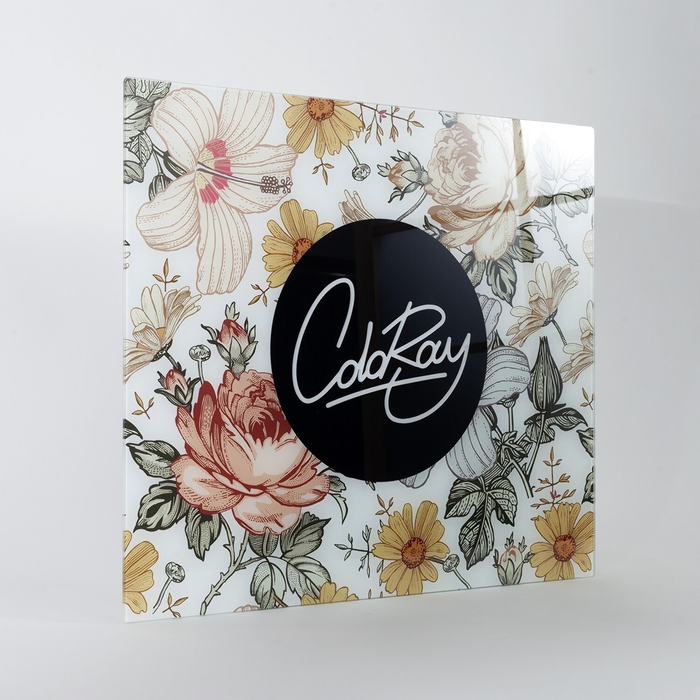 Glass Chopping Board Utensil Board Flamingo Bird Tropical pink 60x52