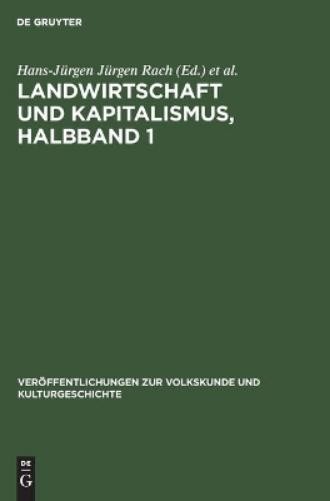Landwirtschaft Und Kapitalismus, Halbband 1 (Hardback)