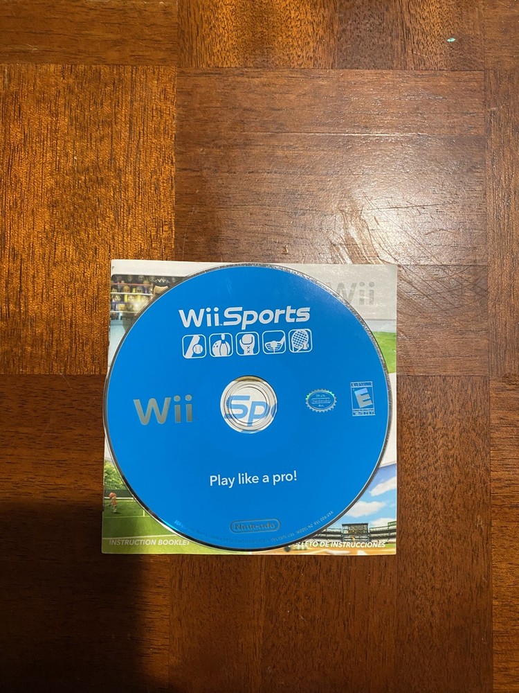 Wii Sports (Nintendo Wii) - Disc, manual