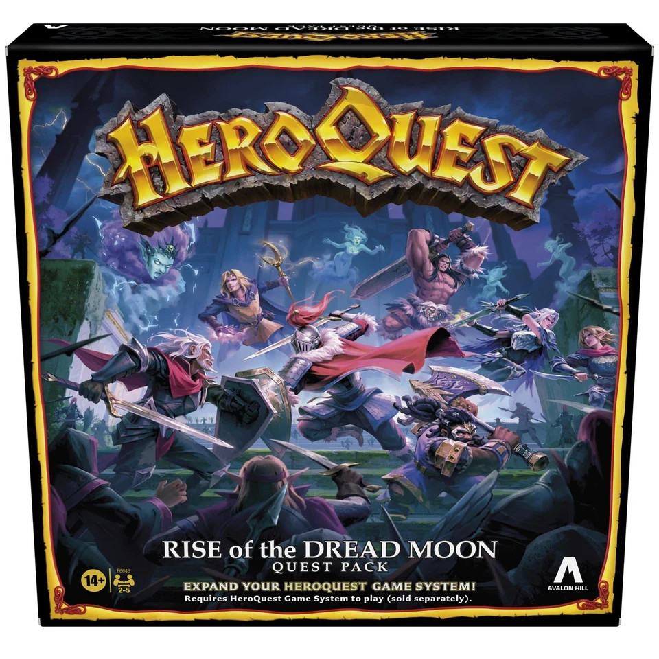 Heroquest Rise of the Dread Moon Quest Pack Requires Heroquest Game System t