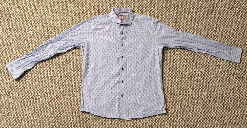 7 Downie St. Couture Men's Long Sleeve Button Down Shirt Size 5