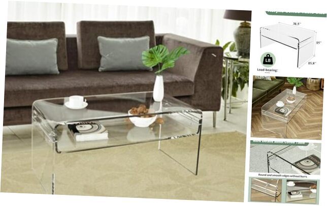 Acrylic Coffee Table, 31.5