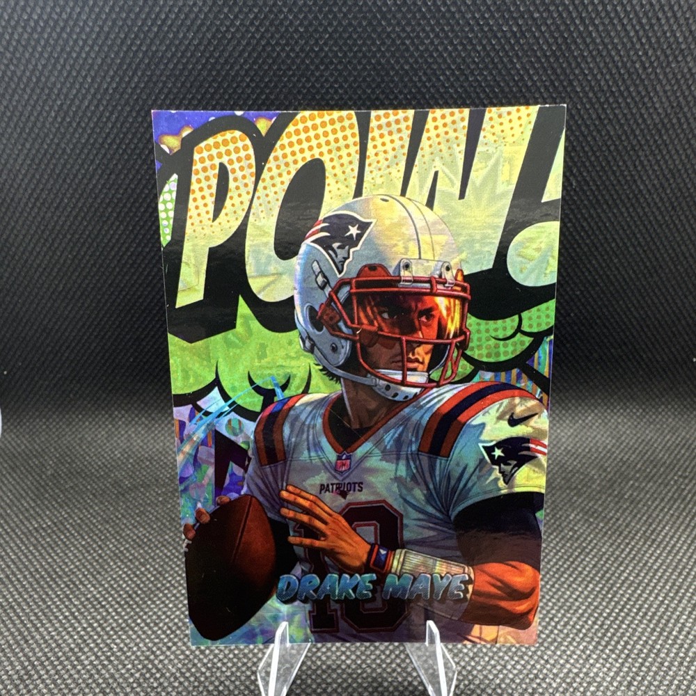 Panini Collectors xT Authentic Drake Maye Patriots #1 xT Fractor Parallel