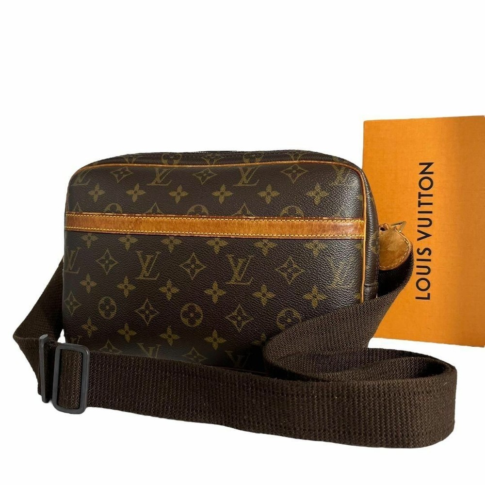 Louis Vuitton Monogram Reporter PM Crossbody Shoulder Bag