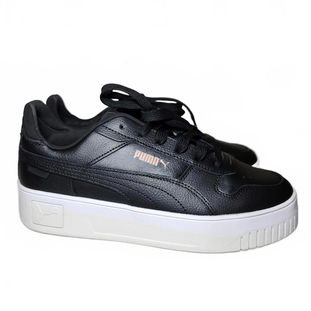 Puma Women's Carina platform Sneakers Black Size 8.5 US