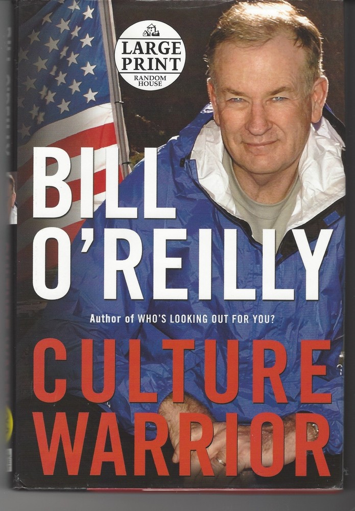 BILL O'REILLY Culture Warrior SIGNED 1ST EDITION Fox News Very Good Condition