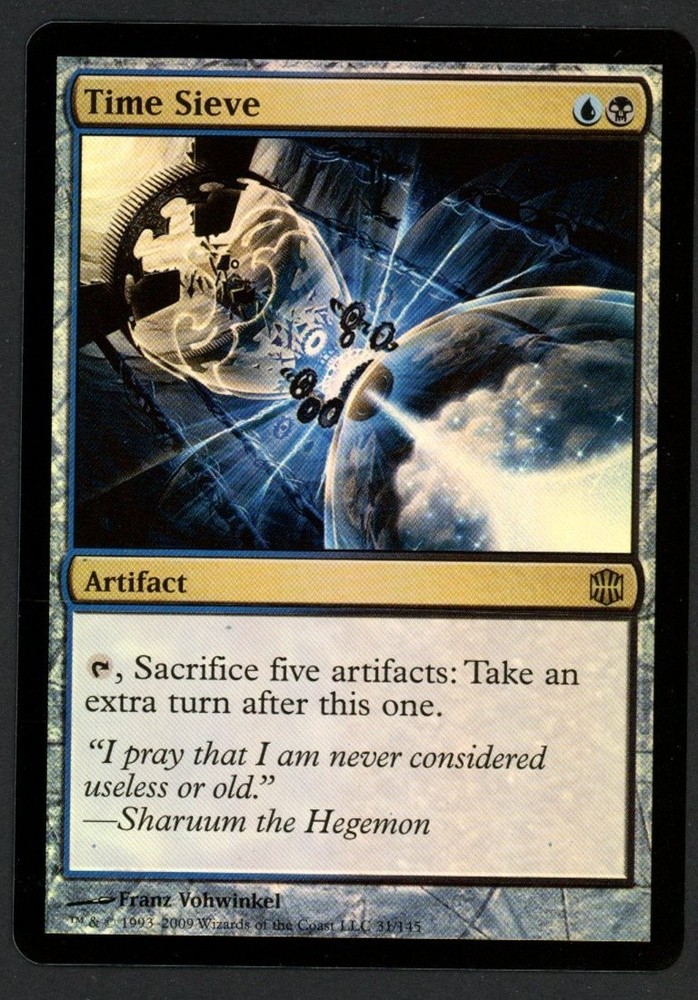 ***FOIL Time Sieve*** MTG Alara Reborn Magic Kid Icarus