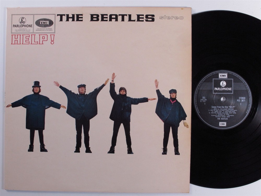 BEATLES Help! OST PARLOPHONE LP uk d