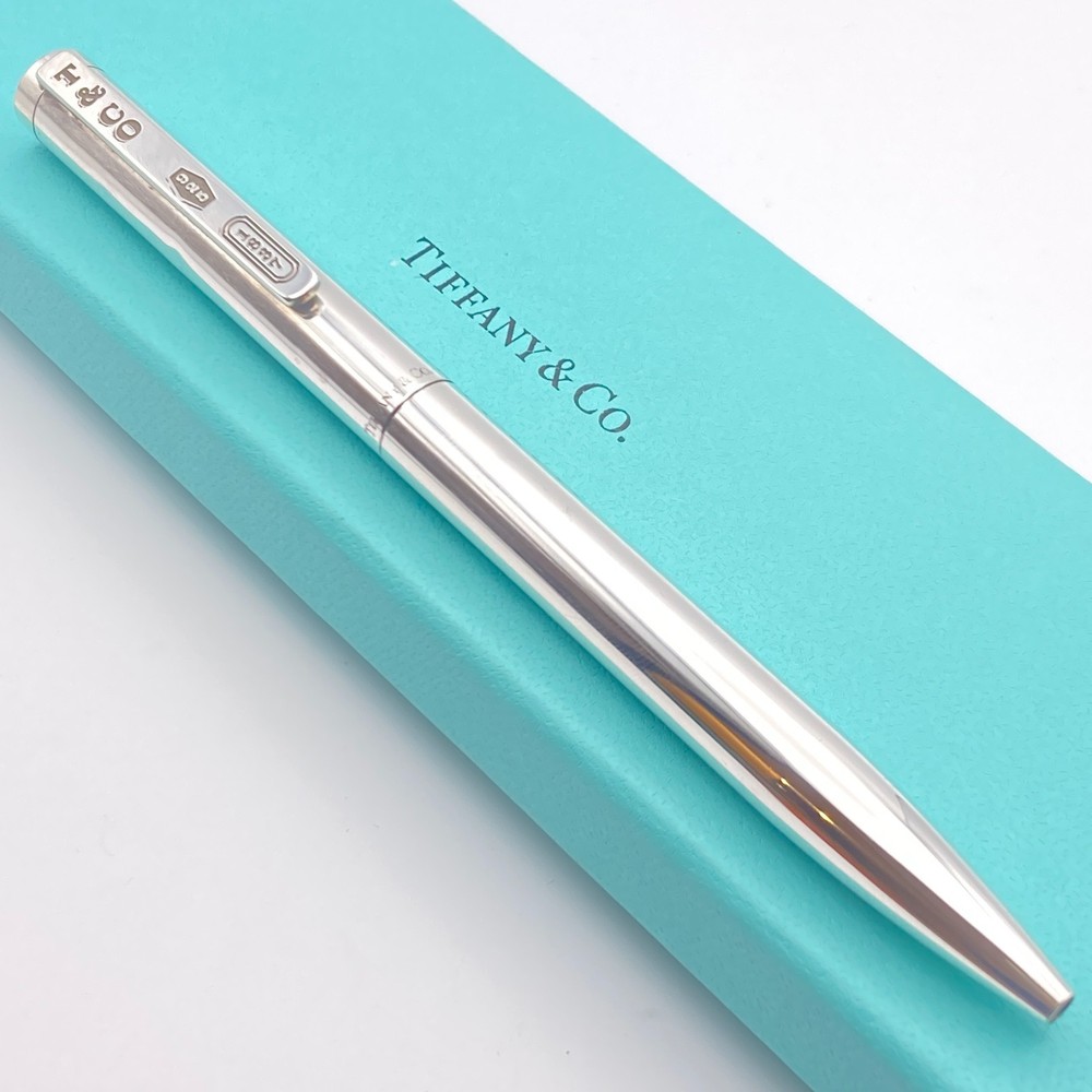 Tiffany & Co. 1837 Ballpoint Pen 925 silver Black ink 32.8g