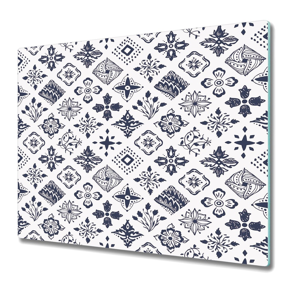 Glass Chopping Cutting Board Utensil Worktop Saver Signature Just ! 60x52