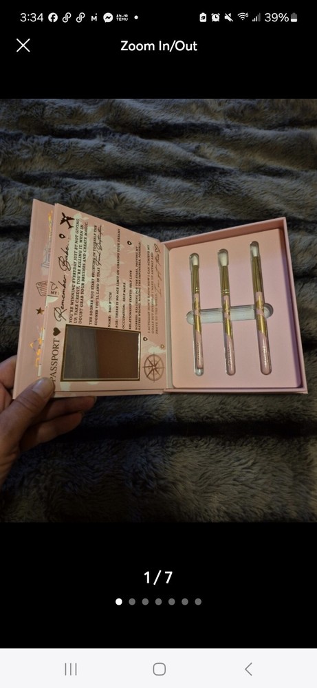 P LOUISE PASSPORT 3 PIECE BRUSH SET