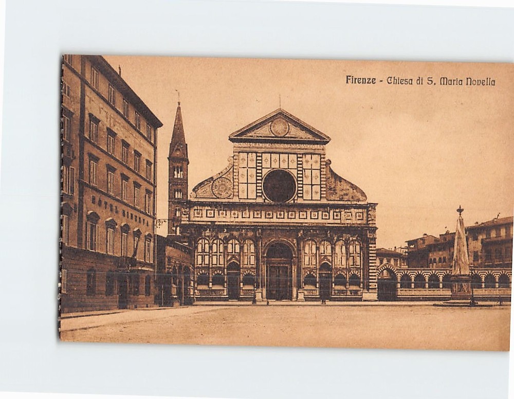 Postcard Chiesa di S. Maria Novella Florence Italy
