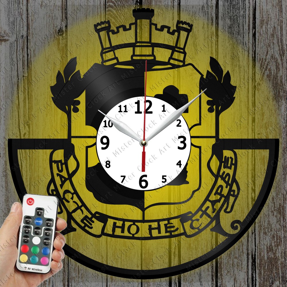 LED Clock Sofia Record Wall Clock Art Decor Original Gift 5848