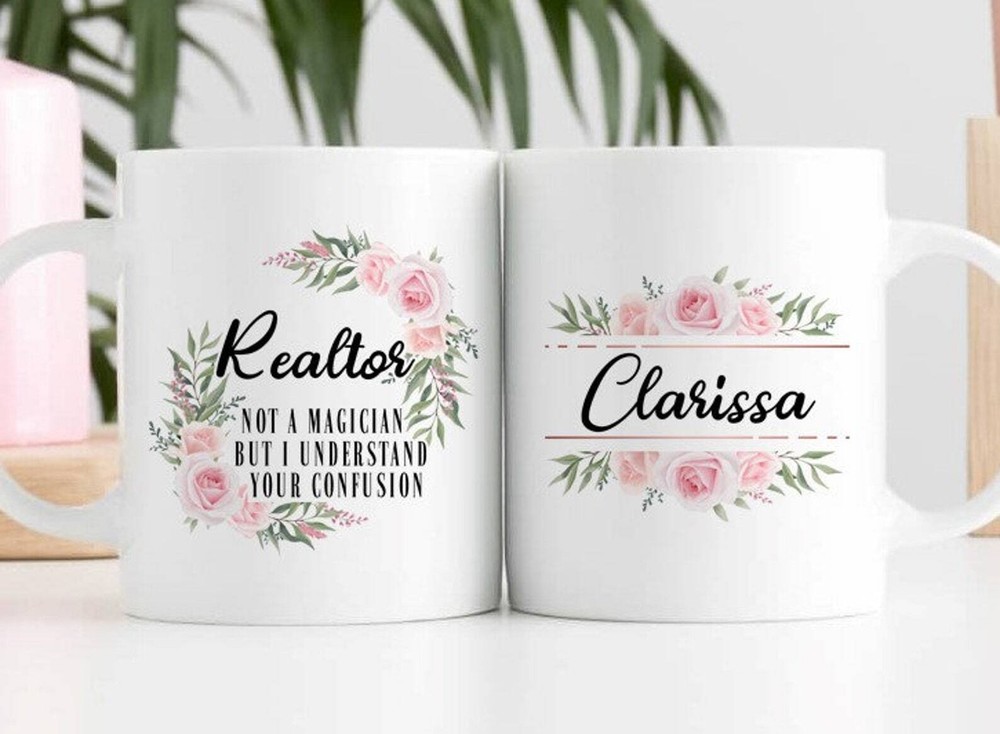 Realtor Mug Personalized Realtor Coffee Cup Realtor Gift Realtor Present Idea