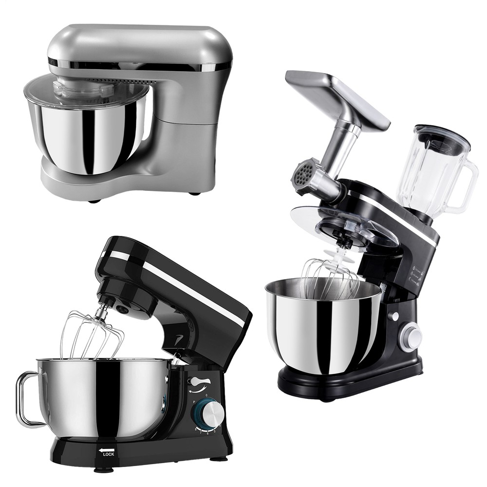 Powerful 4.5QT/6QT Tilt-Head Stand Mixer with 6-8 Speed Settings
