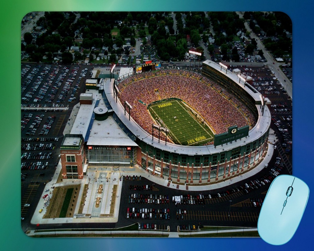 Lambeau Field home of the Packers     mouse pad