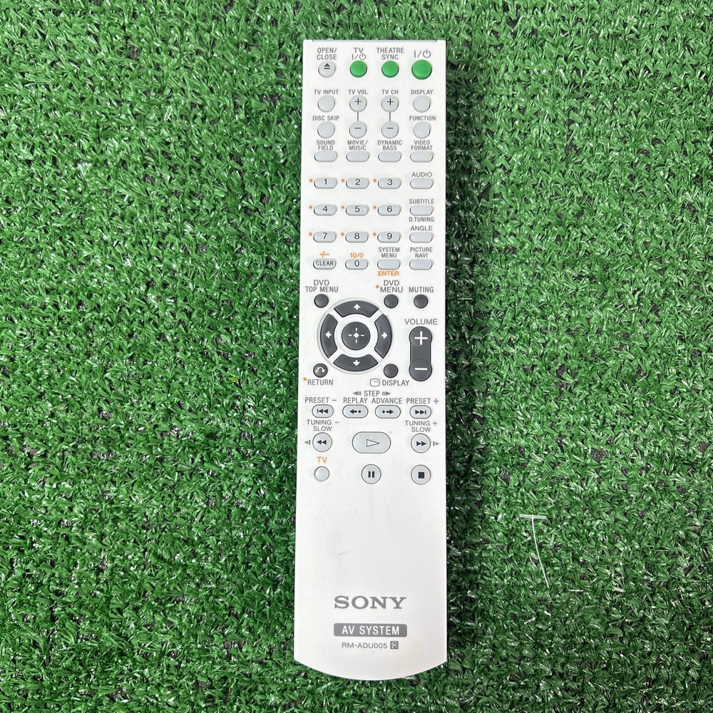 Sony RM-ADU005 Gray OEM AV System Remote Control  