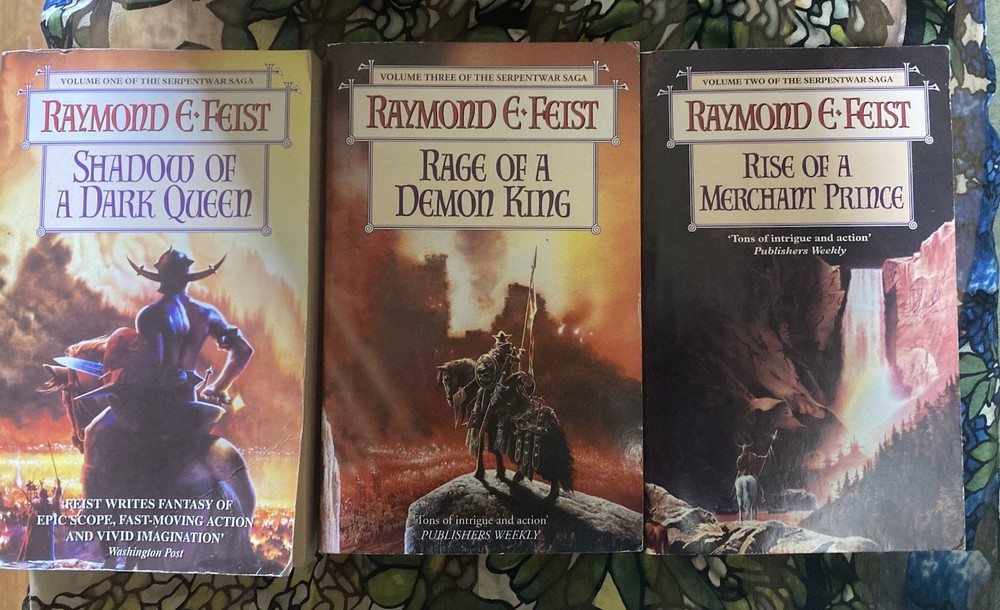Raymond E. Feist Serpentwar Saga Paperback Set 1-3 Voyager 1996