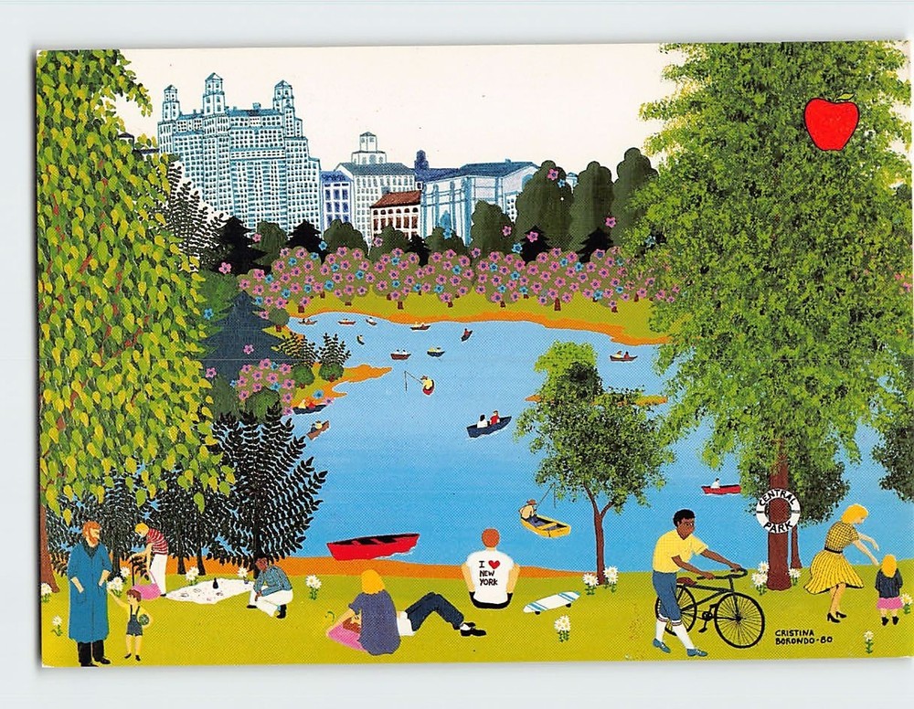 Postcard Central Park NYC NY USA