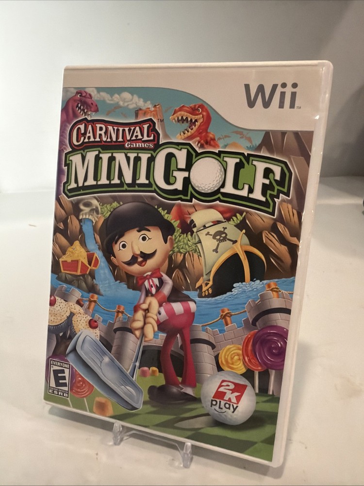 Carnival Games: Mini-Golf (Nintendo Wii, 2008) Complete w/ Manual - Tested