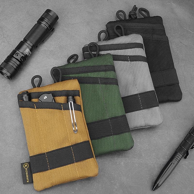 Kosibate Tactical Edc Molle Pouch, Mini Wallet Card Key Belt Waist Pack Outdoor